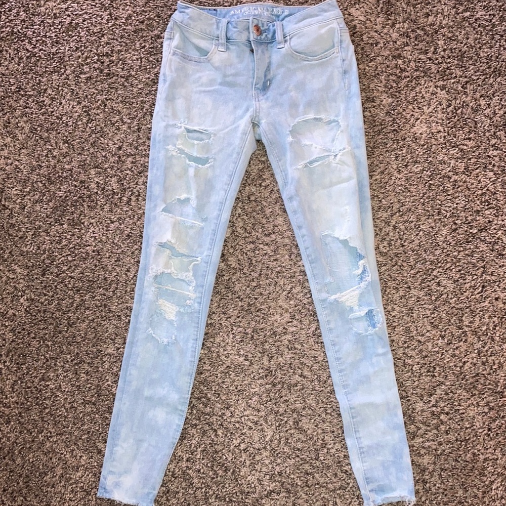 Light blue jeans